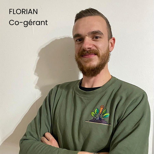 Florian co-gérant et paysagiste à Haguenau