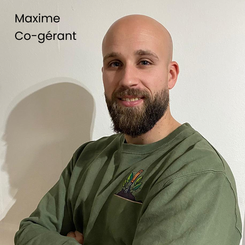 Maxime co-gérant et paysagiste à Haguenau